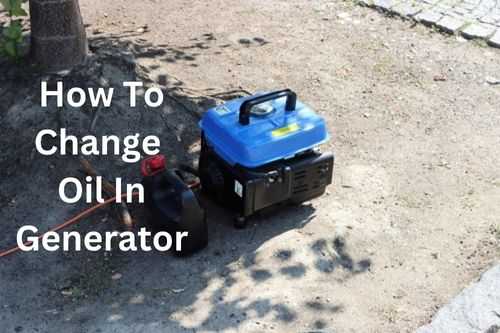 How To Change Oil In Generator