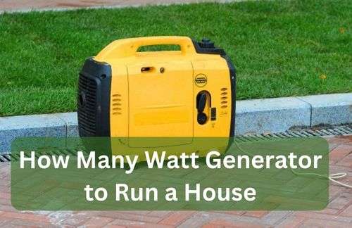 How Many Watt Generator To Run A House Calculating The Size