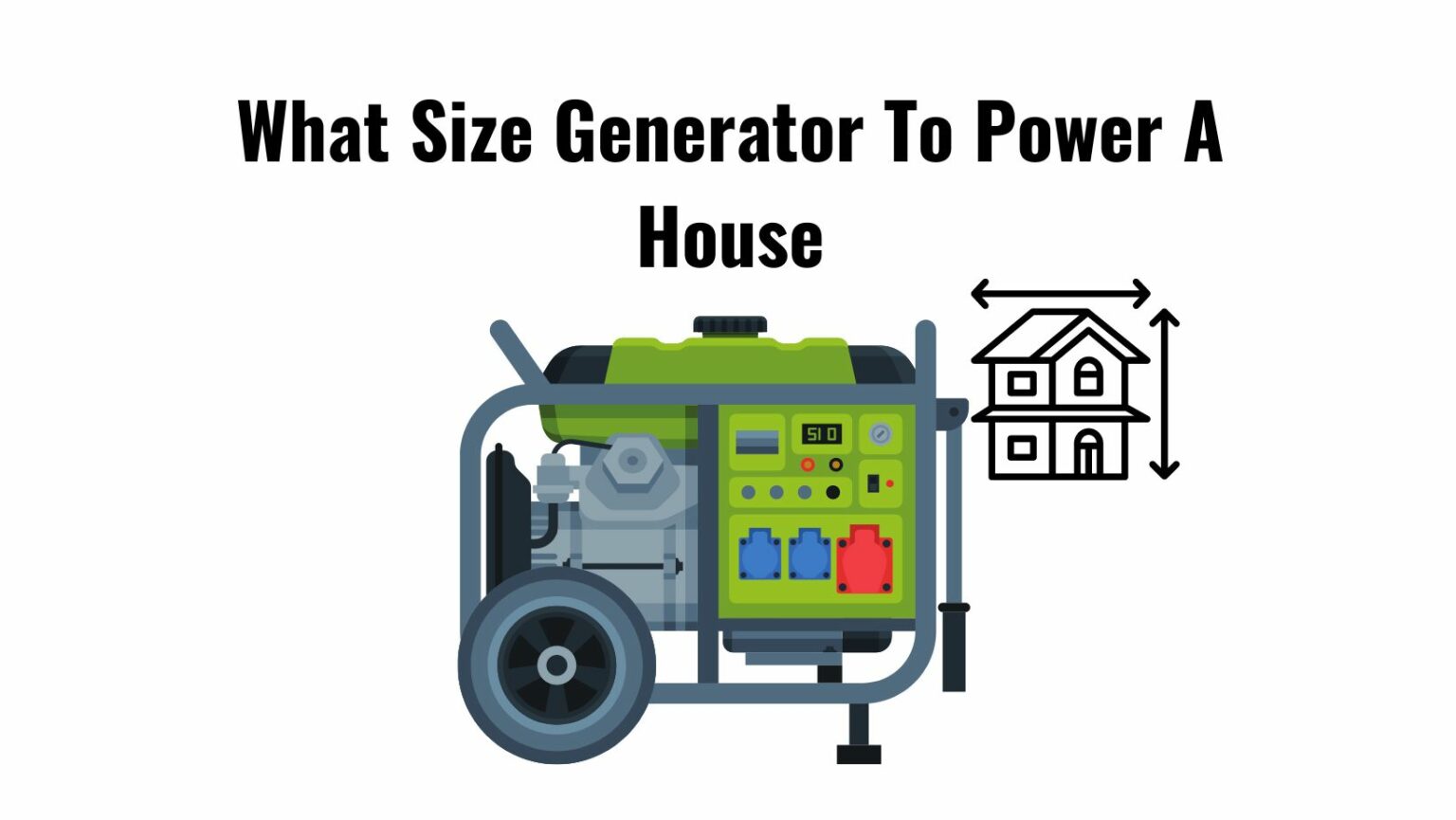 What Size Generator To Power A House